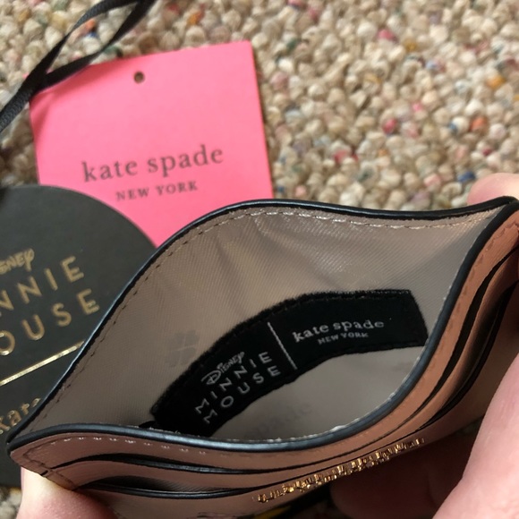 HP 🆕 Kate Spade x Disney Minnie Mouse Card Holder - Picture 9 of 12